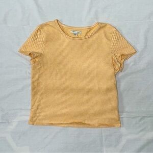 American Eagle Yellow Baby Tee